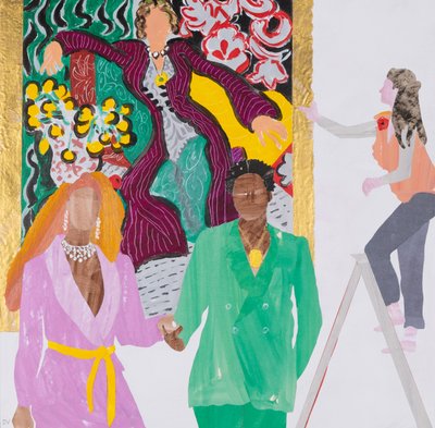 Glamour, 2020 (collage) de Dione Verulam