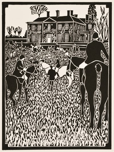 Meses del año: Diciembre, 2012 (linograbado) de Dione Verulam