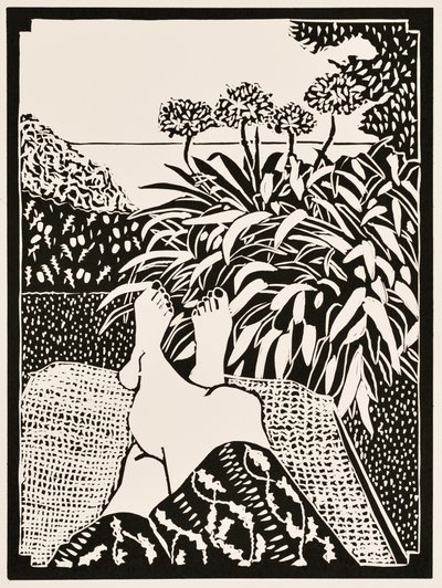 Meses del año: Junio, 2012 (linograbado) de Dione Verulam