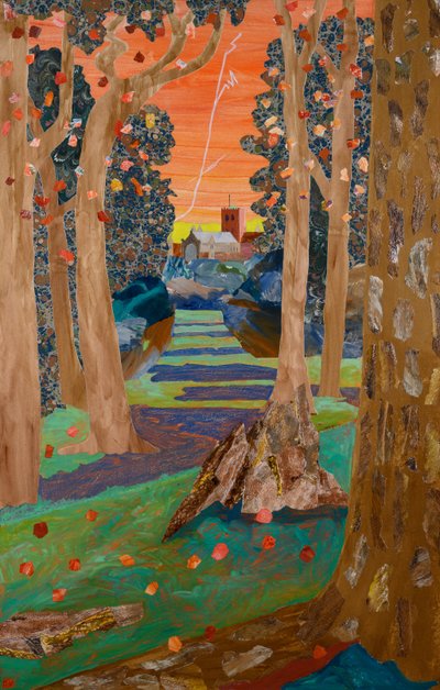 St Albans, 2025 (collage) de Dione Verulam