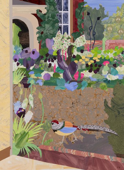 Vista desde el estudio (collage) de Dione Verulam