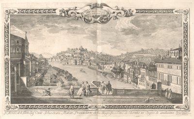 Vistas de Verona de Dionigi Valesio and Giovanni Antonio Urbani, after Tiberio Majeroni