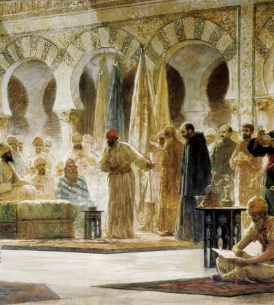 Abd Al-Rahman III (detalle) de Dionisio Baixeras Verdaguer