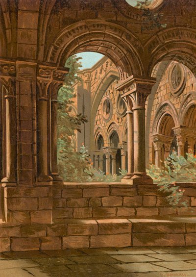 Claustro bizantino de Tarragona de Dionisio Baixeras Verdaguer