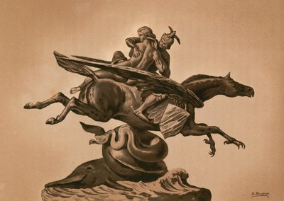 Estatua de Roger y Angélica de Dionisio Baixeras Verdaguer
