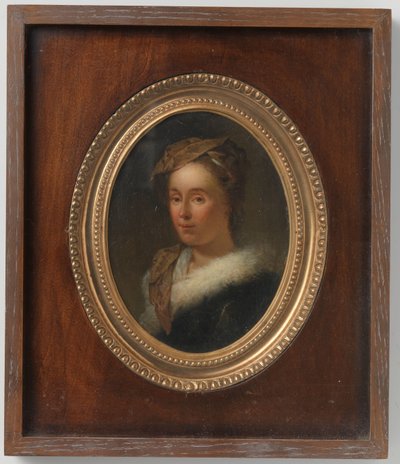 Retrato de Sara Stiermans, la esposa del artista de Dionys van Nijmegen