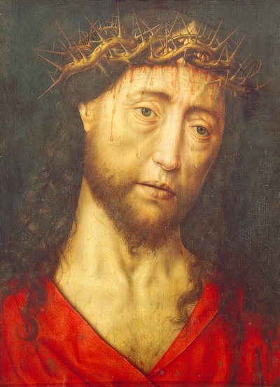 Cabeza de Cristo coronado de espinas de Dirck Bouts