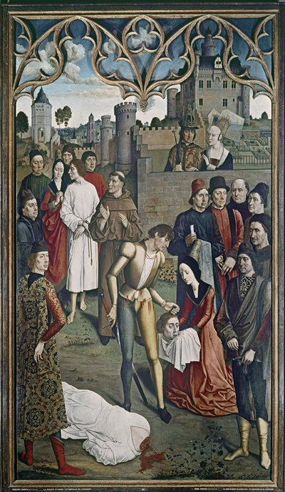 La justicia del emperador Otto: La ejecución del hombre inocente, 1473-75 de Dirck Bouts
