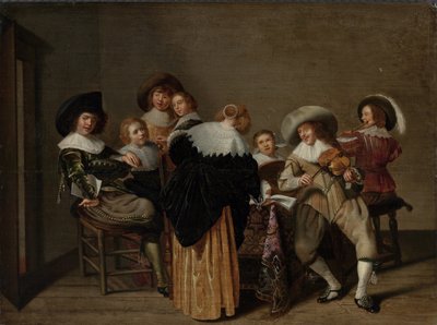 Una fiesta musical de Dirck Hals