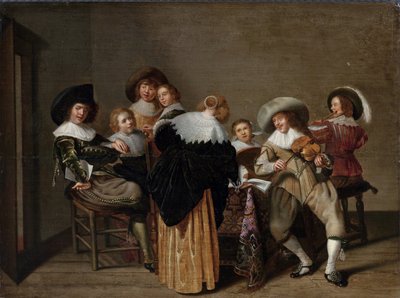Una fiesta musical de Dirck Hals