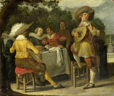 Fiesta al aire libre de Dirck Hals