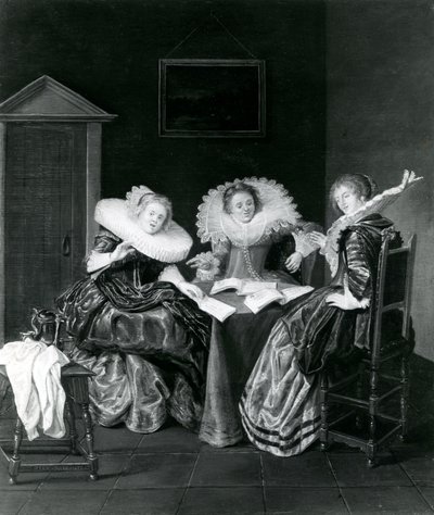 Escena musical, 1637 de Dirck Hals