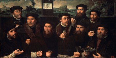 Retrato de grupo de la Corporación de Tiro de Ámsterdam, 1561 de Dirck Jacobsz