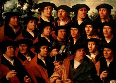 Retrato grupal de la compañía de tiro de Ámsterdam de Dirck Jakobsz