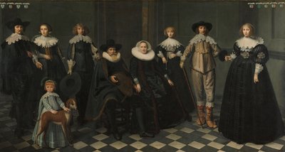 Retrato de la familia de Dirck Bas Jacobsz, burgomaestre de Ámsterdam, 1634-35 de Dirck Santvoort