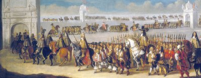 Cabalgata de Carlos II por la Ciudad de Londres, 22 de abril de 1661, 1662 de Dirck Stoop