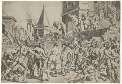 Infanticidio en Belén de Dirck Volckertsz. Coornhert