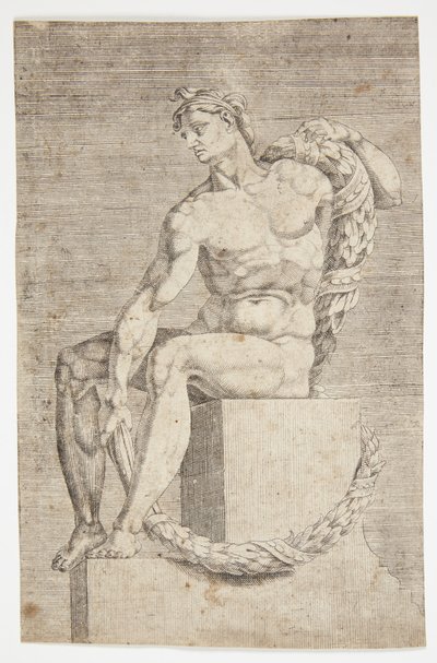 Desnudo de la Capilla Sixtina de Dirck Volckertsz. Coornhert