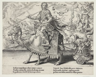 El triunfo de Isaac de Dirck Volckertsz. Coornhert