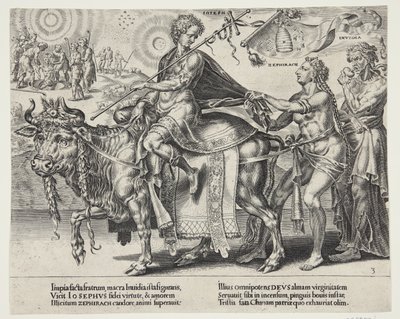 El triunfo de José de Dirck Volckertsz. Coornhert