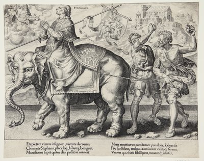 El triunfo de Esteban de Dirck Volckertsz. Coornhert