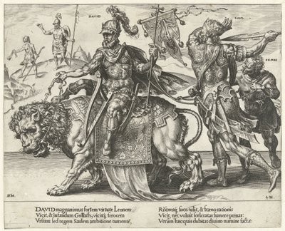 triunfo de david El triunfo de la paciencia (título de la serie) Patientiae Trivmphvs (título de la serie) de Dirck Volckertsz. Coornhert