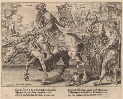 El Triunfo de Tobías de Dirck Volckertz Coornhert after Maerten van Heemskerck