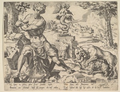 Benjamín, de la serie Los Doce Patriarcas, 1550 de Dirck Volkertsen Coornhert