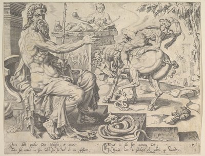 Dan, de la serie Los Doce Patriarcas, 1550 de Dirck Volkertsen Coornhert