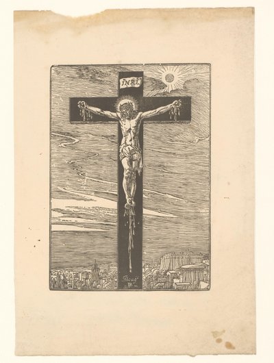 Cristo en la cruz de Dirck de Bray