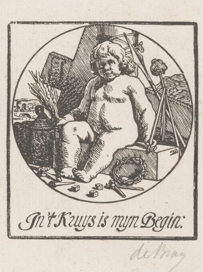 Niño Jesús rodeado de instrumentos de sufrimiento de Dirck de Bray
