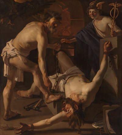 Prometeo encadenado por Vulcano
Prometeo encadenado por Vulcano de Dirck van Baburen