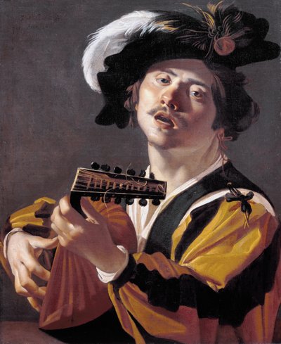 El tañedor de laúd de Dirck van Baburen