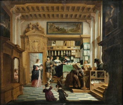 El gabinete del abogado de Dirck van Delen
