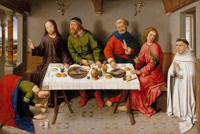 Cristo en la casa de Simón el fariseo, c. 1450 de Dirk Bouts