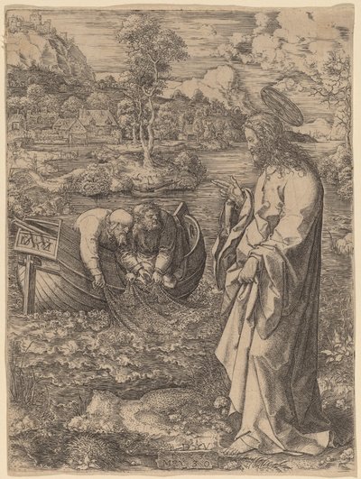 Cristo Llamando a Pedro de Dirk Jacobsz Vellert