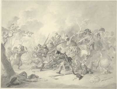 Pelea en un pueblo de Dirk Langendijk