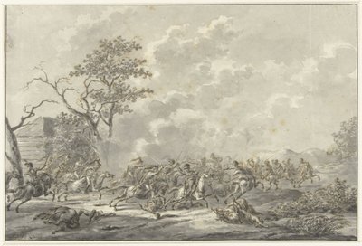 lucha ecuestre de Dirk Langendijk