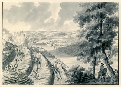 Vista de Namur y el río Maas, visto desde el suroeste de Dirk Maas (possibly)