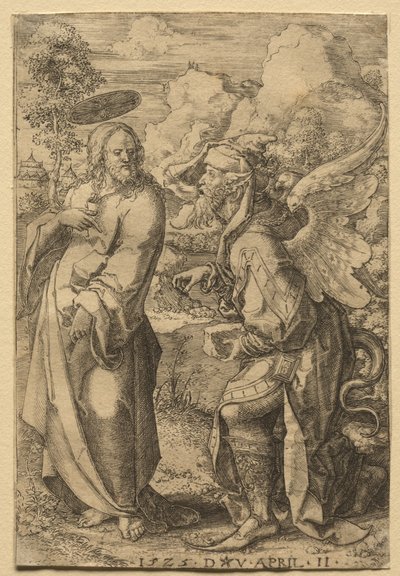 La tentación de Cristo de Dirk Vellert