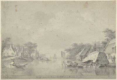 Vista del río Lek en Utrecht de Dirk Verrijk