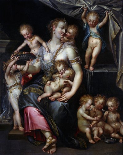 Alegoría de la fertilidad y los sentidos de Dirk de Quade van Ravesteyn