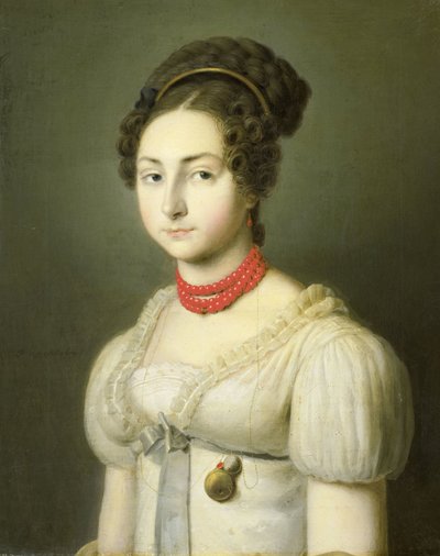 Retrato de Jacoba van Wessem, esposa de Lord Stumphius, Burgomaestre de Beverwijk de Dirk van Oosterhoudt