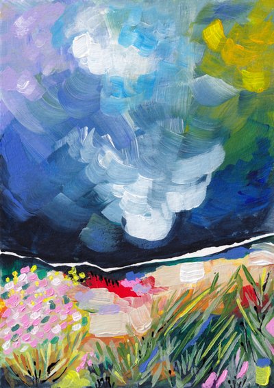 Cielo abstracto y vibrante de Dirkie Nell