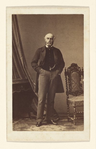 Retrato de un hombre barbudo de Disdéri and Cie.