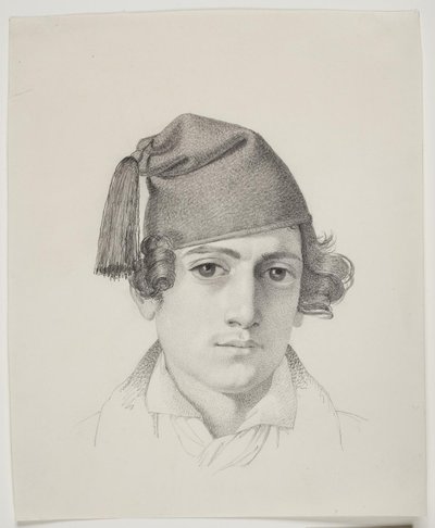 Retrato de un joven con gorro de borla de Ditlev Blunck