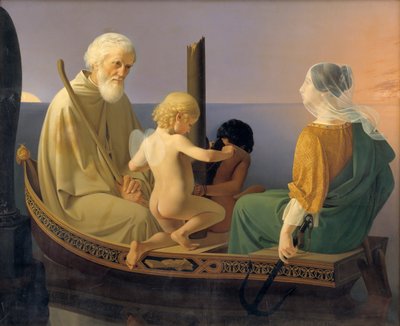 Vejez. De la serie: Las cuatro edades del hombre de Ditlev Conrad Blunck