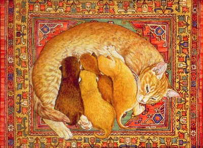 Gatitos en la alfombra de Ditz