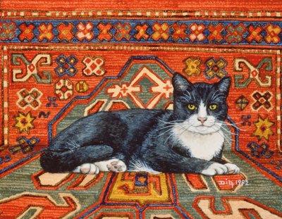 Segundo parche de alfombra-gato, 1992 de Ditz