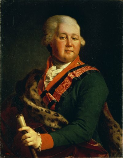 Retrato del Conde Valentín Platónovich Ivánovich Musin-Pushkin de Dmitri Grigorievich Levitsky